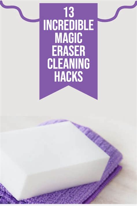 Stick with a magic cleaning eraser